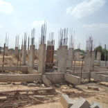 T10 Ground Floor Column Casting Work in Progress