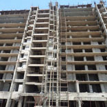 T4 Twelfth Floor Roof Slab Shuttering and Steel Work in Progress