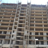 T6 Eleventh Floor Roof Slab Column Binding Work in Progress